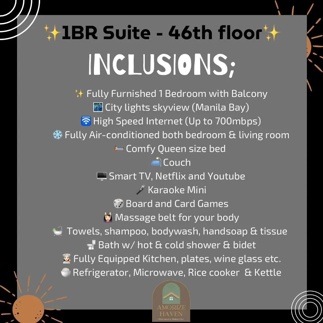 The Gramercy Residences New Sleek 1Br Suite, 600Mbps Wifi, Netflix & Free Amenities Manila Hotel
